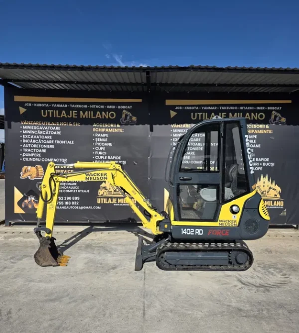 Miniexcavator Wacker Neuson 1402 an 2001 – 2000 kg