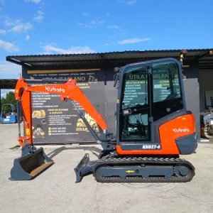 Miniexcavator Kubota KX27 an 2020 – 2700 kg, 4 cilindri