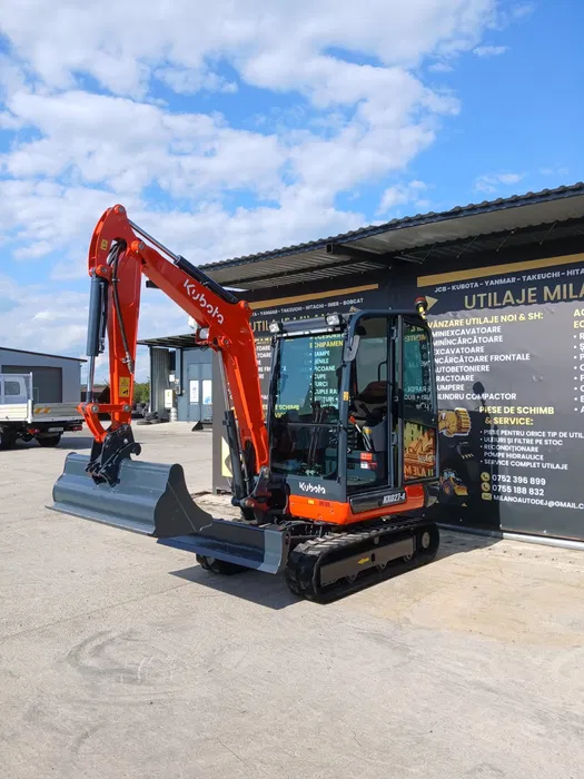 Miniexcavator Kubota KX27 an 2020 – 2700 kg, 4 cilindri