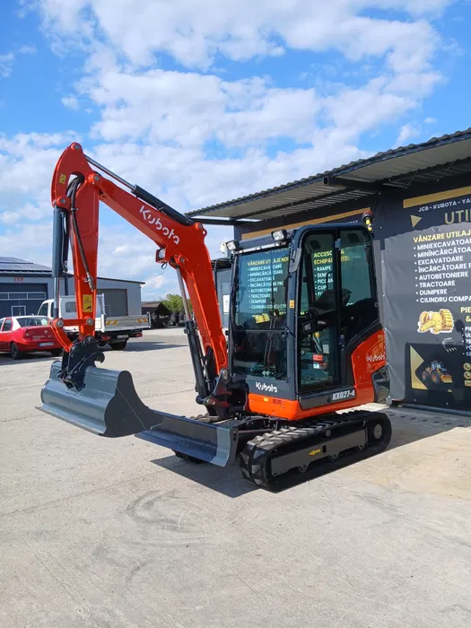 Miniexcavator Kubota KX27 an 2020 – 2700 kg, 4 cilindri