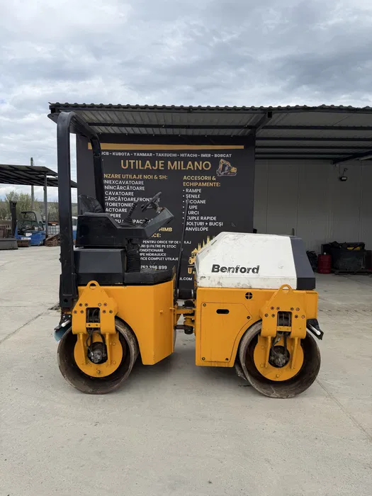 Cilindru compactor Benford – 4,5 tone, pregătit de lucru