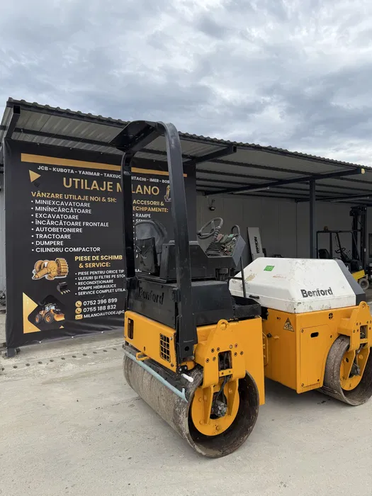 Cilindru compactor Benford – 4,5 tone, pregătit de lucru