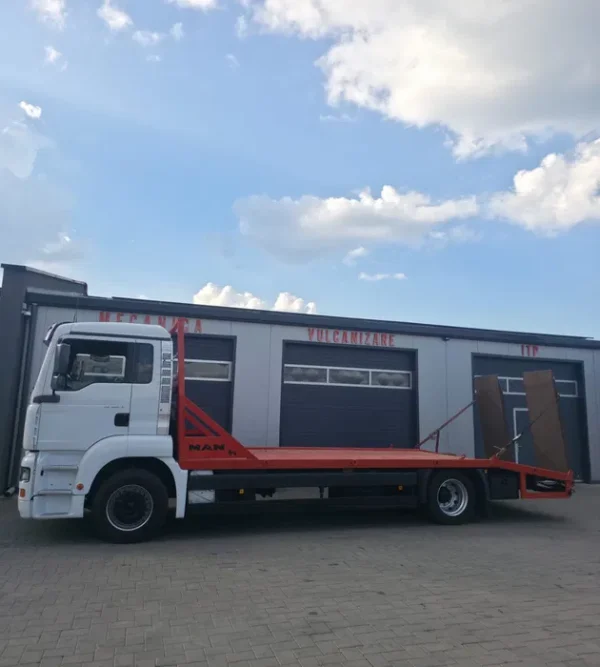 MAN TG 360 A Autoplatformă – 11 tone, cutie automată, rampe hidraulice