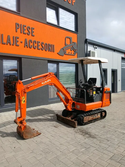 Miniexcavator Kubota 1500 kg – pregătit de lucru