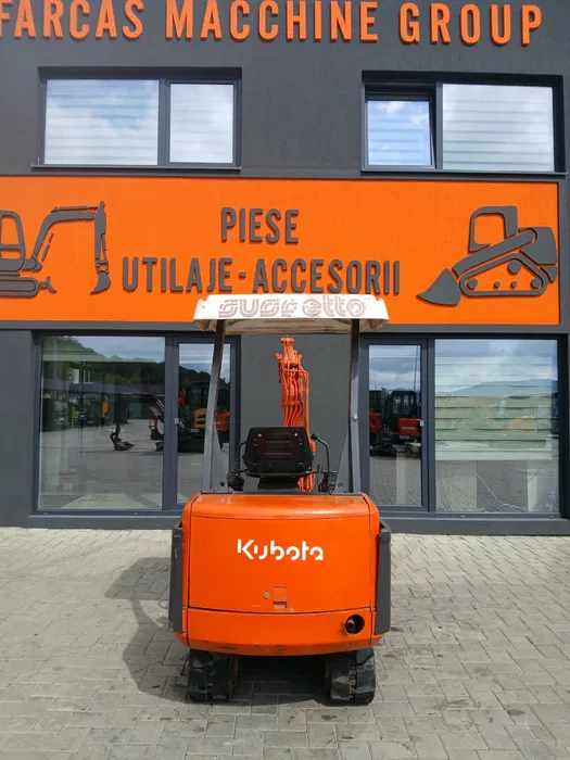 Miniexcavator Kubota 1500 kg – pregătit de lucru