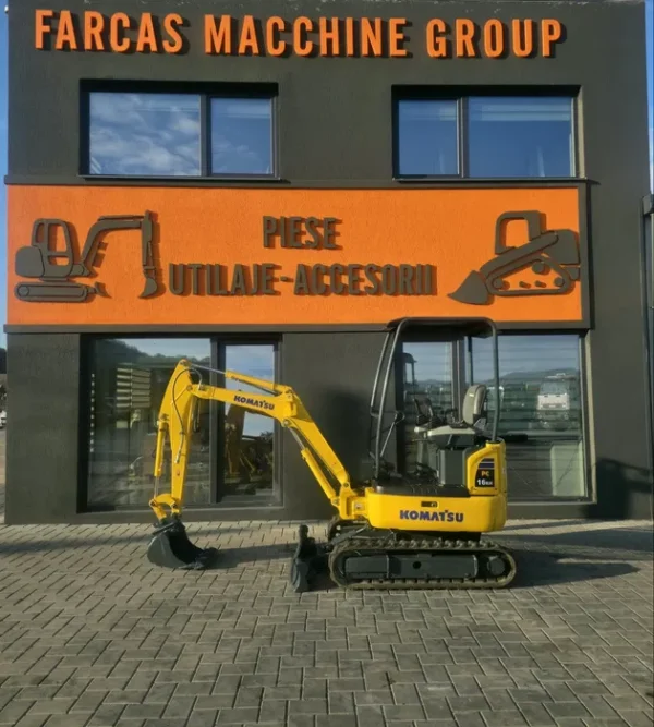 image Miniexcavator KOMATSU PC16RH – 2 cupe